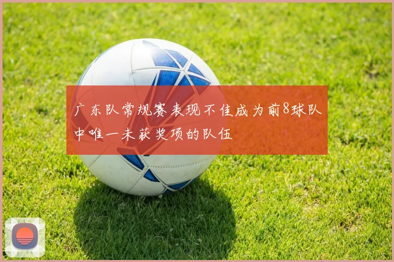 广东队常规赛表现不佳成为前8球队中唯一未获奖项的队伍